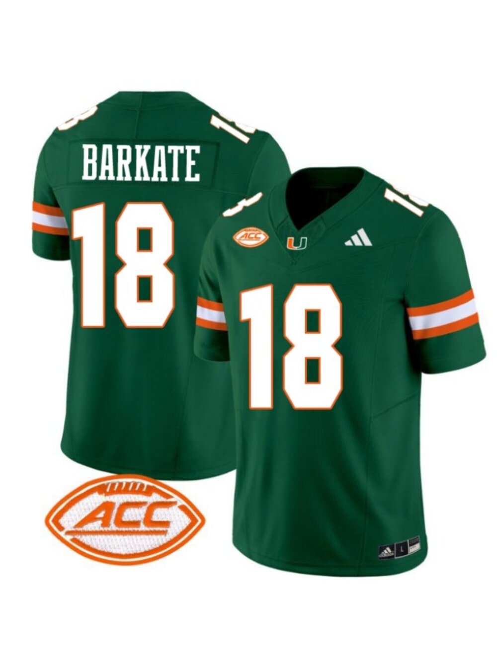 Cooper Barkate Green Jersey Stitched Vapor